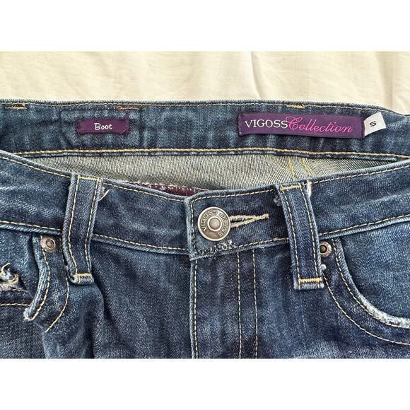 VIGOSS Collection Women's Dark Wash Low Rise Bootcut Jeans Size 5/6 - Picture 6 of 6